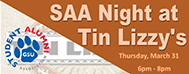 SAA Night at Tin Lizzy's!